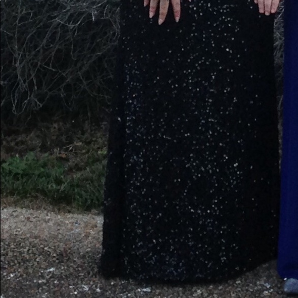 Scala Black Formal Sequence Dress - image 4